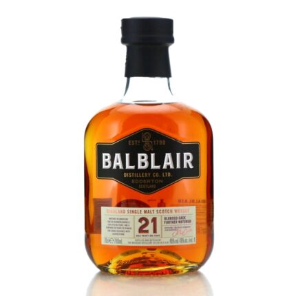 A Balblair 21 year Old Single Malt Whisky (Bottle Only)