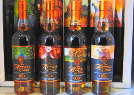 ICONS OF ARRAN THE COMPLETE COLLECTION OF MALT WHISKIES