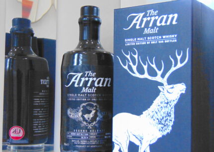 ARRAN WHITE STAG SECOND RELEASE SHERRY BUTT 96/1335 MALT WHISKY
